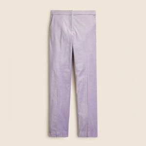 J. Crew Lilac Velvet Trousers